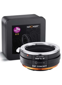 K&F Concept IV PRO MAF-NEX Lens Mount Adapter Manual Focus Compatible with Minolta AF/Sony Alpha A Series Lens to Sony-E NEX Mount Camera Body with Matting Varnish Design  - Image 1