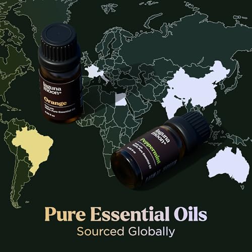 Lagunamoon Essential Oils Set - 16 Pcs Premium Grade Home Essentials Oils - for Diffusers, Fragrance, Scents for Candle Making - Natural Aromatherapy Oils for Cars & Home Products, Room Sprays - Image 3