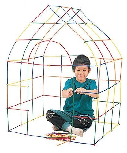 Roylco Straws and Connectors Building Kit - Pack of 230 - Colors may vary - Image 4