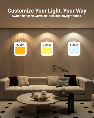 Sunco Lighting Sunco 12 Pack BR30 Light Bulbs LED, Recessed Can Light Bulbs, Indoor Flood Bulb, 850 LM, 11W (65W Equivalent), Selectable CCT 2700K/3000K/5000K, Dimmable, E26 Base, for Home, Kitchen, Bedroom UL - Image 3