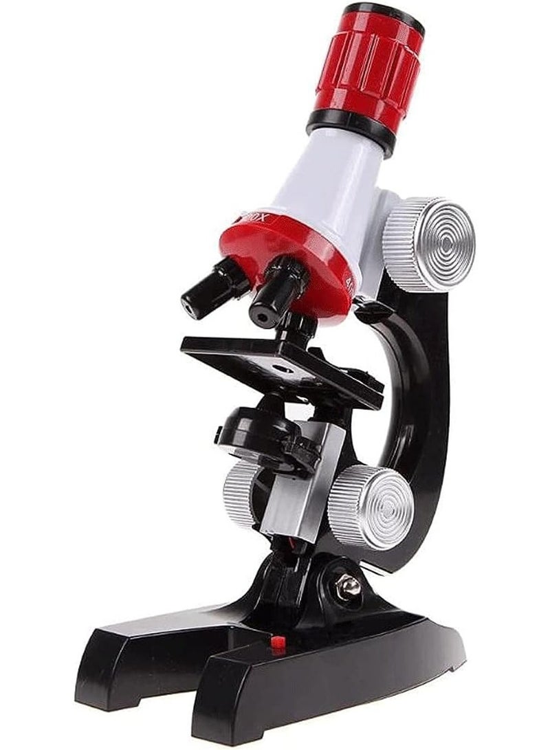 Biological Educational Microscope with LED Light, 100X–1200X Magnification, Science Microscope for Students, School, Home and Laboratory Use, Multicolor - Image 1