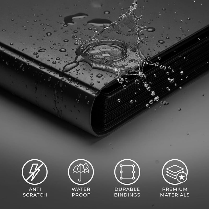 Card Guard Trading Card Binder Pro-Folio – 9 Pocket Binder - Side-Loading Album, Durable & Acid-Free Storage for Pokémon, YuGiOh, MTG, TCG, Game & Sports Cards, Black - Image 2