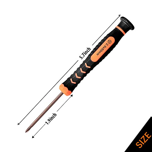 TECKMAN Triwing Screwdriver Set, TECKMAN 4 in 1 Tripoint Screwdriers Repair Kit with 2.0 2.5 3.0 Triwing and Ph00 Phillips Screwdrivers for Nintendo Wii/Gameboy Advance/Gamecube/Switch/Joycon/DS/3DS/NDS/DSi - Image 3