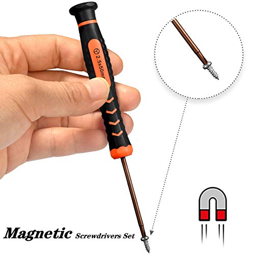 TECKMAN Triwing Screwdriver Set, TECKMAN 4 in 1 Tripoint Screwdriers Repair Kit with 2.0 2.5 3.0 Triwing and Ph00 Phillips Screwdrivers for Nintendo Wii/Gameboy Advance/Gamecube/Switch/Joycon/DS/3DS/NDS/DSi - Image 4