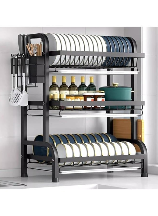 CityRiya-Long Dish Drying Rack, Dish Rack for Kitchen Counter ...