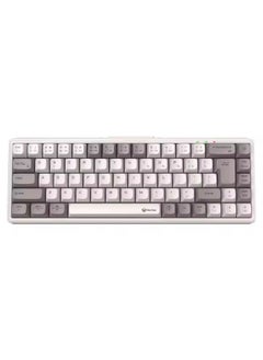 لوحة مفاتيح الألعاب الميكانيكية اللاسلكية MEETION MK12 RGB المزودة بـ 68 مفتاحًا مع إمكانية التبديل السريع 2.4G/BT5.0/اتصال سلكي ثلاثي الأوضاع، لوحة مفاتيح الألعاب الميكانيكية الصغيرة