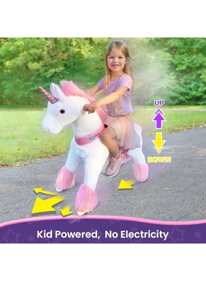 PonyCycle Ride On Horse Age 3-5 Pink U-302 - Image 4