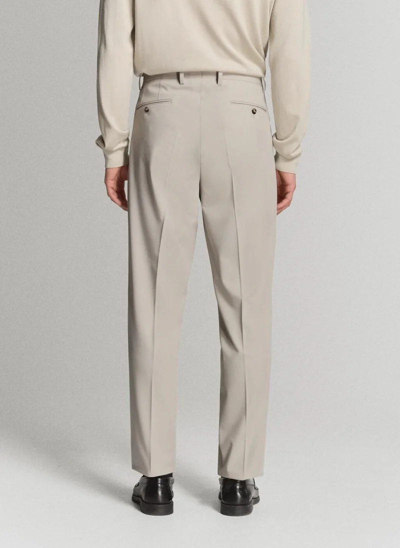مانجو مان Milan slim-fit suit trousers