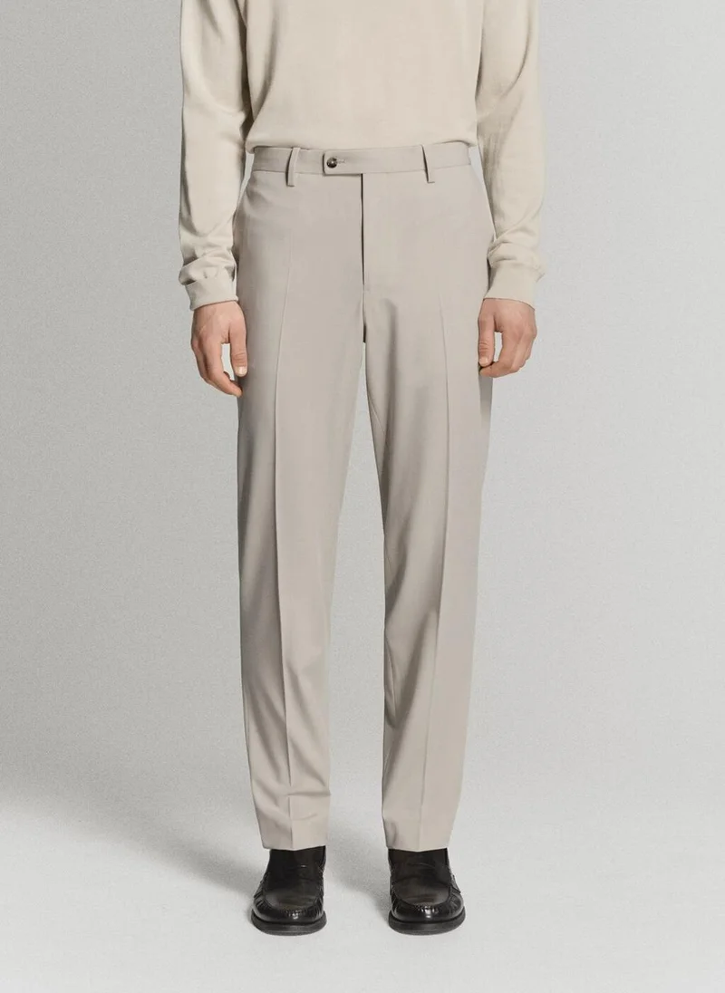 مانجو مان Milan slim-fit suit trousers