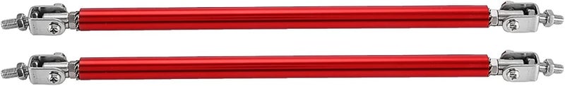 Pilipane Front Splitter Support Rods, 1 Pair 20cm Car Bumper Support Rods, Front Bumper Lip Splitter Lightweight Aluminium, Reinforce Front Splitter, Fashionable Auto Decoration(red) - Image 1