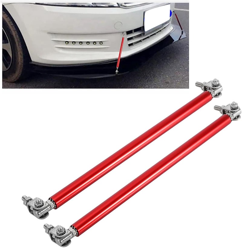 Pilipane Front Splitter Support Rods, 1 Pair 20cm Car Bumper Support Rods, Front Bumper Lip Splitter Lightweight Aluminium, Reinforce Front Splitter, Fashionable Auto Decoration(red) - Image 5