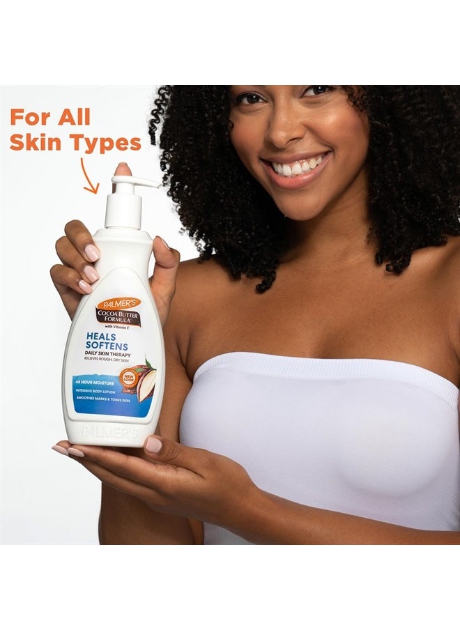 PALMER'S Cocoa Butter Formula Daily Skin Therapy Cocoa Butter Body Lotion for Dry Skin, Hand & Body Moisturizer, Pump Bottle, 13.5 Oz (Pack of 1)  - Image 5