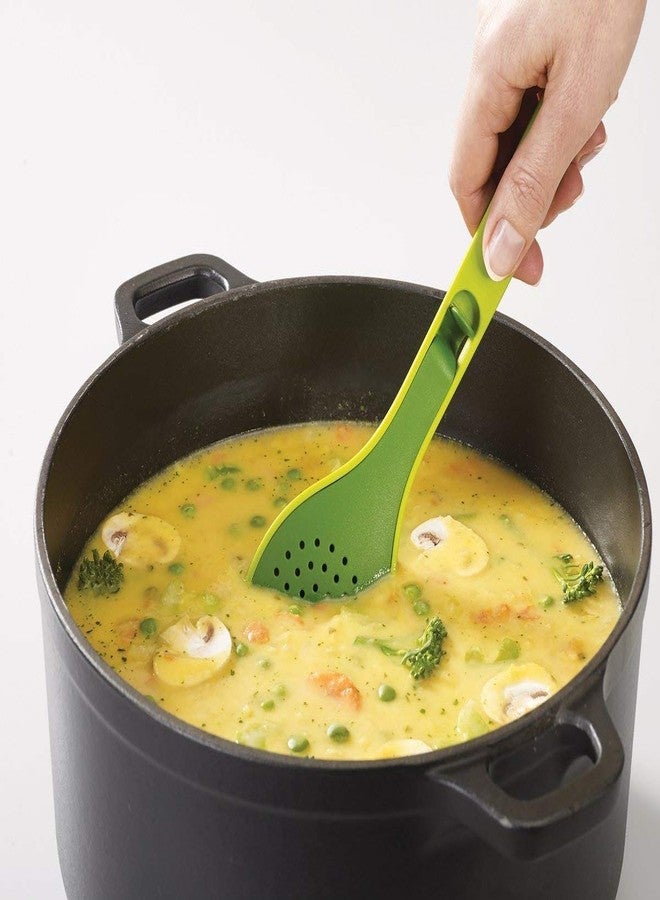 PAVITYAKSH Jesopb Flavour Spoon 2 in 1 Plastic Herb Flavor-Infusing Spoon with Herb Stripper Green Herb Infuse Convenience Cooking Soup Bag flavouring Spoon-1pcs - Image 3
