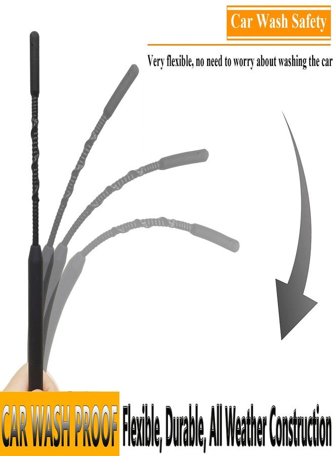 RooFox 9 Inch Antenna for Ford Edge (2007-2014), Ford Edge Antenna, Flexible Rubber Antenna Replacement Mast for Ford Edge 2007 2008 2009 2010 2011 2012 2013 2014 - Image 3