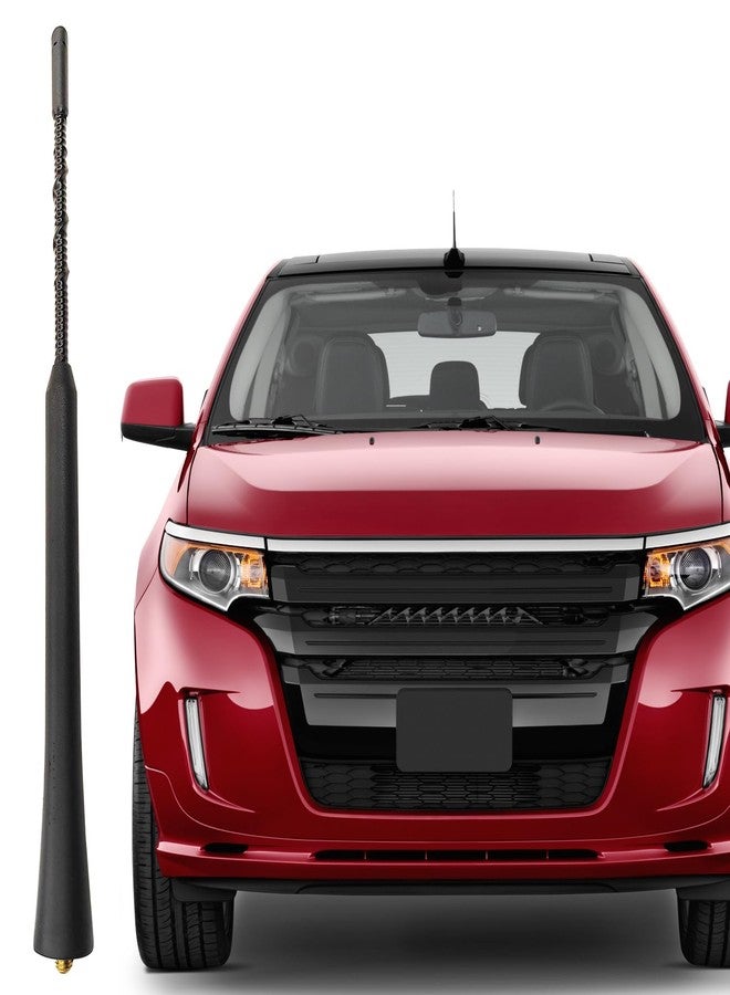 RooFox 9 Inch Antenna for Ford Edge (2007-2014), Ford Edge Antenna, Flexible Rubber Antenna Replacement Mast for Ford Edge 2007 2008 2009 2010 2011 2012 2013 2014 - Image 1