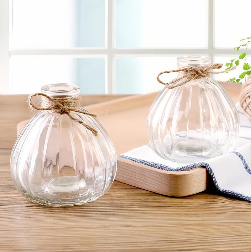 UPSTORE 1Pcs Empty Clear Glass Diffuser Bottle Aromatherapy Diffuser Jar Container Decorative Vase Fragrance Accessories Use for DIY Replacement Reed Diffuser Sets Essential Oils Craft Decor - Image 5