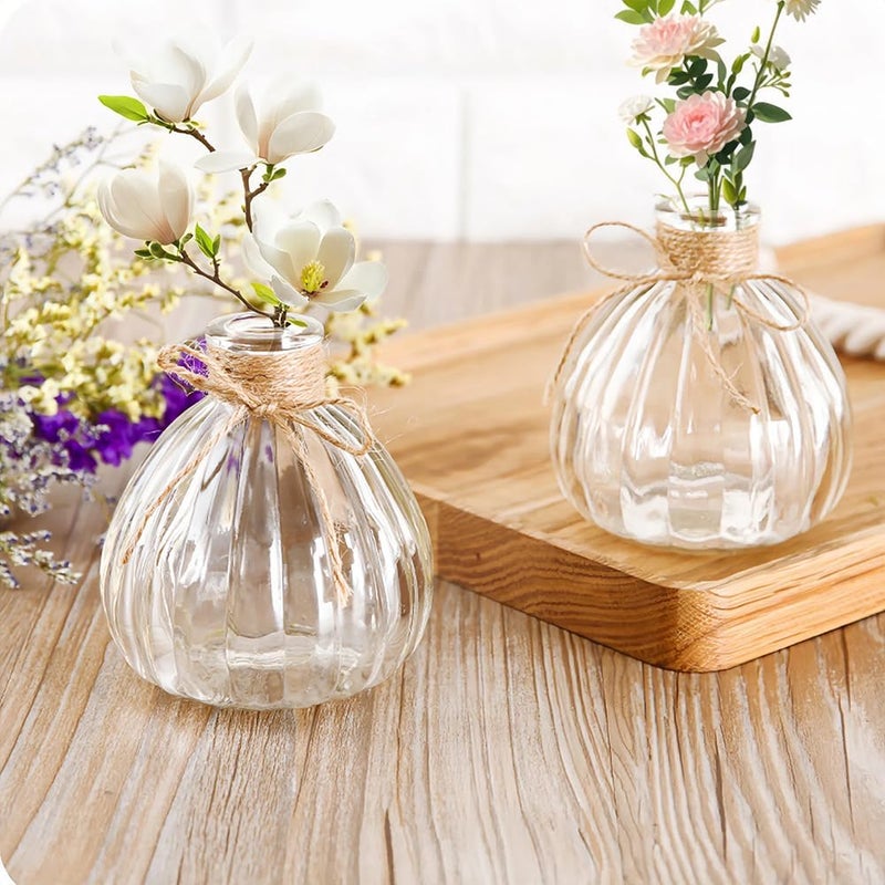 UPSTORE 1Pcs Empty Clear Glass Diffuser Bottle Aromatherapy Diffuser Jar Container Decorative Vase Fragrance Accessories Use for DIY Replacement Reed Diffuser Sets Essential Oils Craft Decor - Image 4