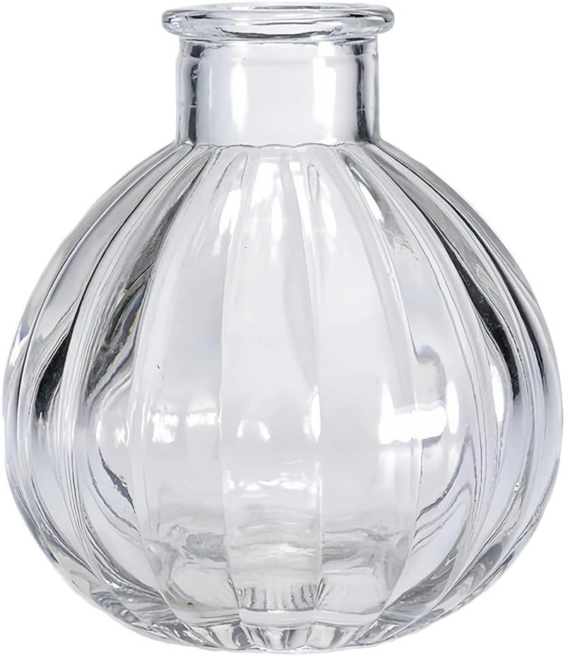 UPSTORE 1Pcs Empty Clear Glass Diffuser Bottle Aromatherapy Diffuser Jar Container Decorative Vase Fragrance Accessories Use for DIY Replacement Reed Diffuser Sets Essential Oils Craft Decor - Image 1
