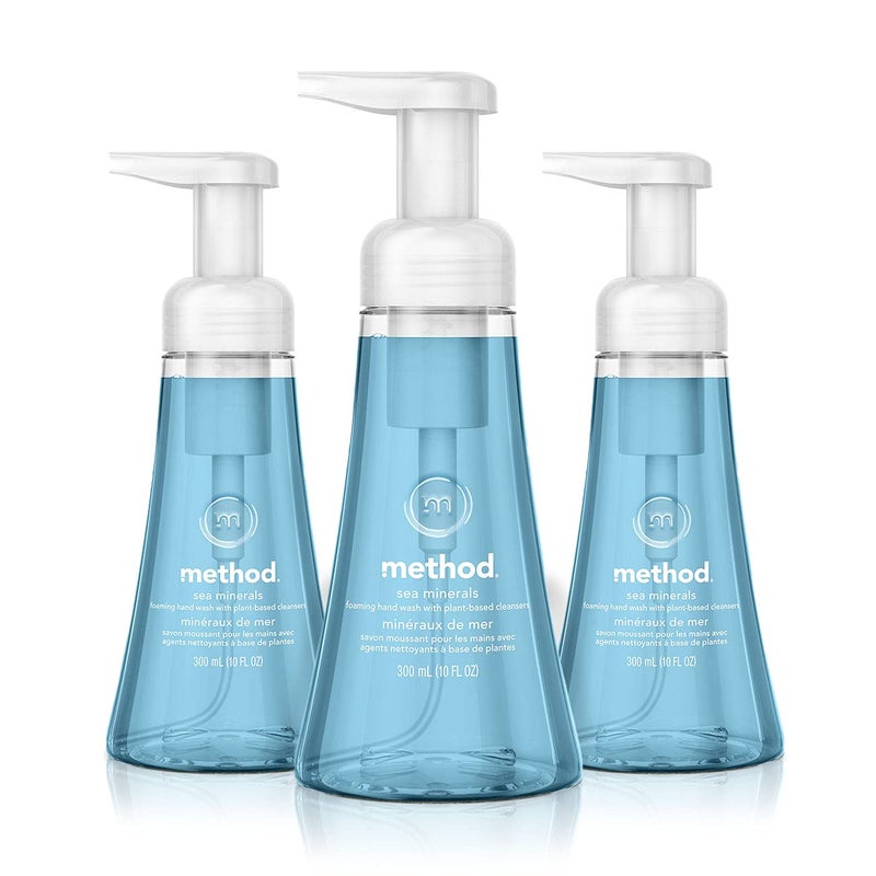 Method Foaming Hand Soap, Sea Minerals, Paraben and Phthalate Free, 10 fl oz (Pack of 3) - Image 1