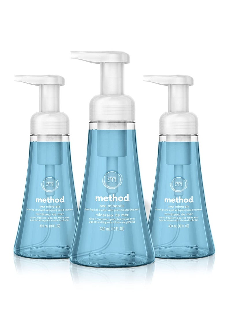 Method - Method Foaming Hand Soap, Sea Minerals, Paraben and Phthalate Free, Biodegradable Formula, 10 fl oz (Pack of 3) - Image 1