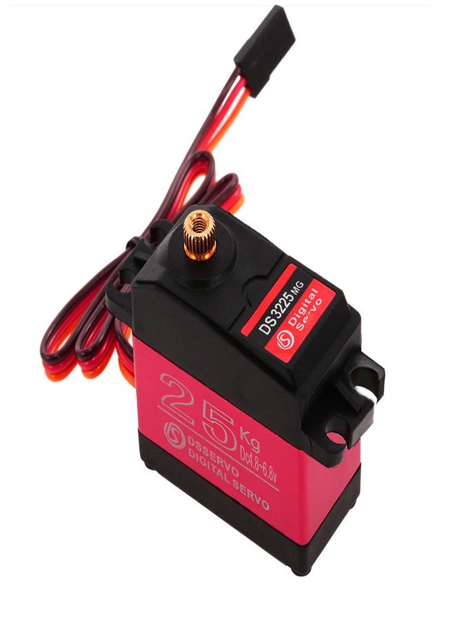 Stemedu DS3225 25KG High Torque RC Servo, Control Angle 180 Degree, Standard Single Axis Waterproof Metal Gear Digital Servo for 1/8 1/10 Baja RC Cars - Image 4