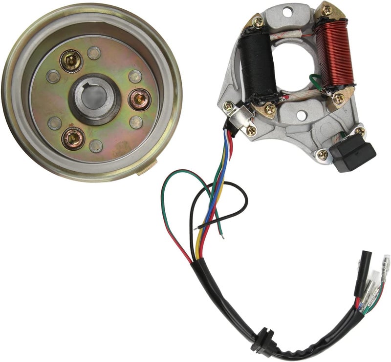 Stator Flywheel Rotor Kit for 110CC 125CC Engine PIT PRO PIT Bike - Copper & Aluminum Durable Replacement, Easy Installation for Trail and Dirt Bikes - Image 4