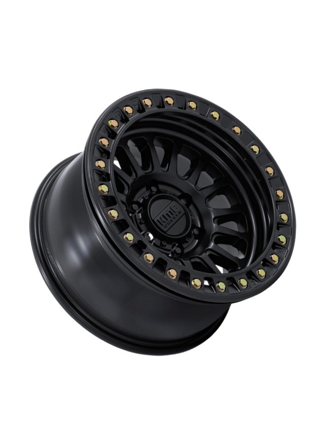 KMC KM239(beadlock) IMPACT 17X9 6X139.7 ET-38  CB108 MATTE BLACK - Image 3