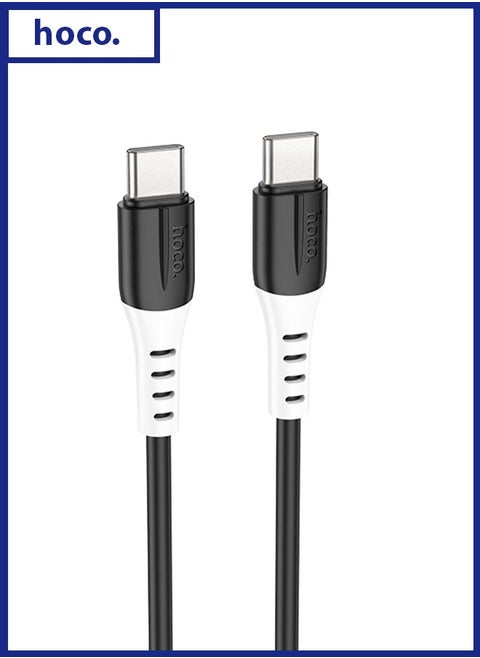 X82 Type-C to Type-C 60W silicone charging data cable