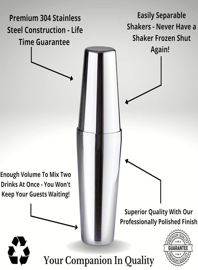 finality Cocktail Shaker Bar Tools Set (Silver - 9) - Image 2