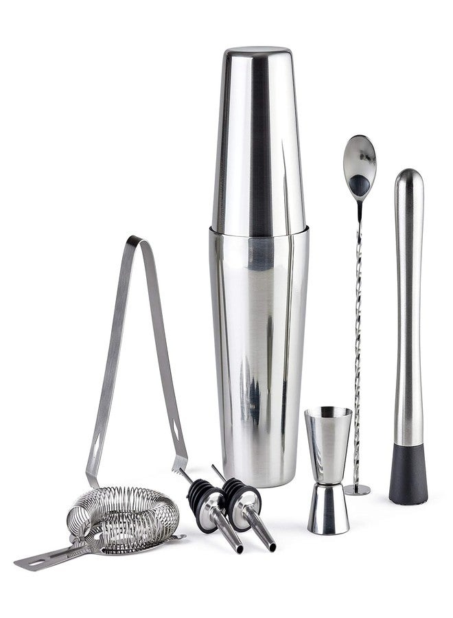 finality Cocktail Shaker Bar Tools Set (Silver - 9) - Image 1