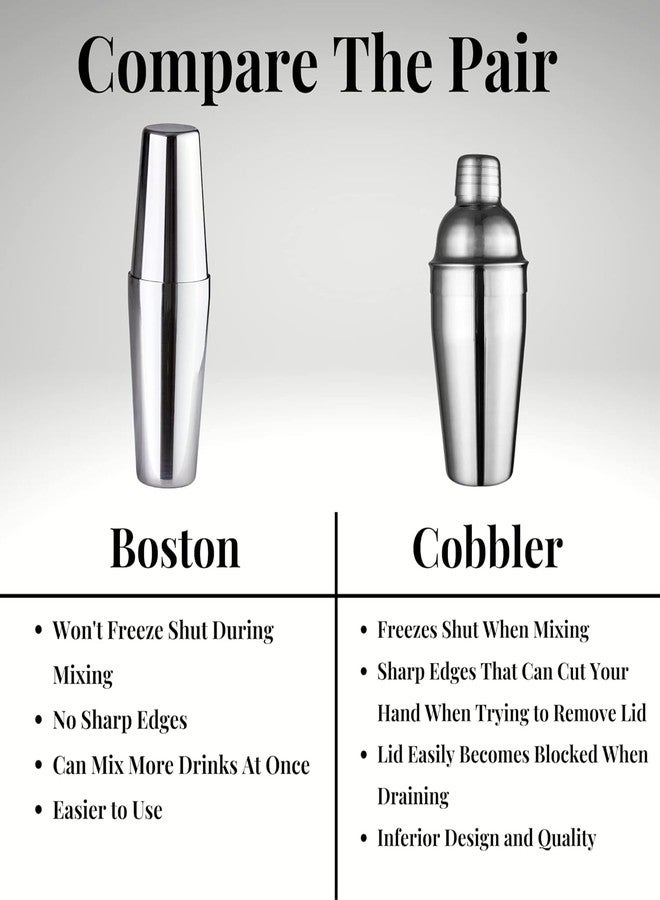 finality Cocktail Shaker Bar Tools Set (Silver - 9) - Image 5