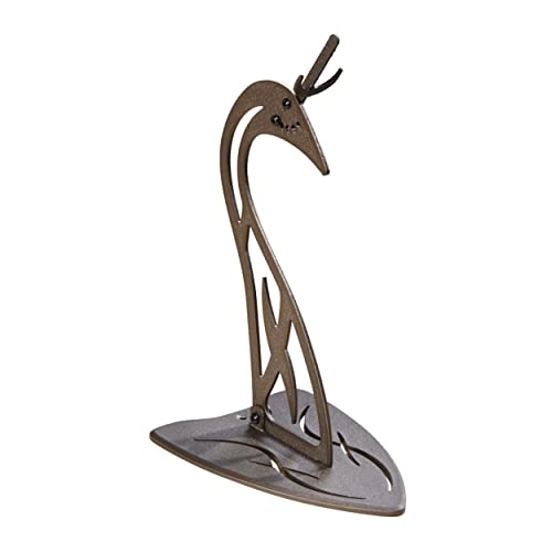 Skull Hooker Table Hooker European Trophy Mount – Perfect Kit for Table Display of Taxidermy Deer Antlers and other Skulls – Robust Brown - Image 1