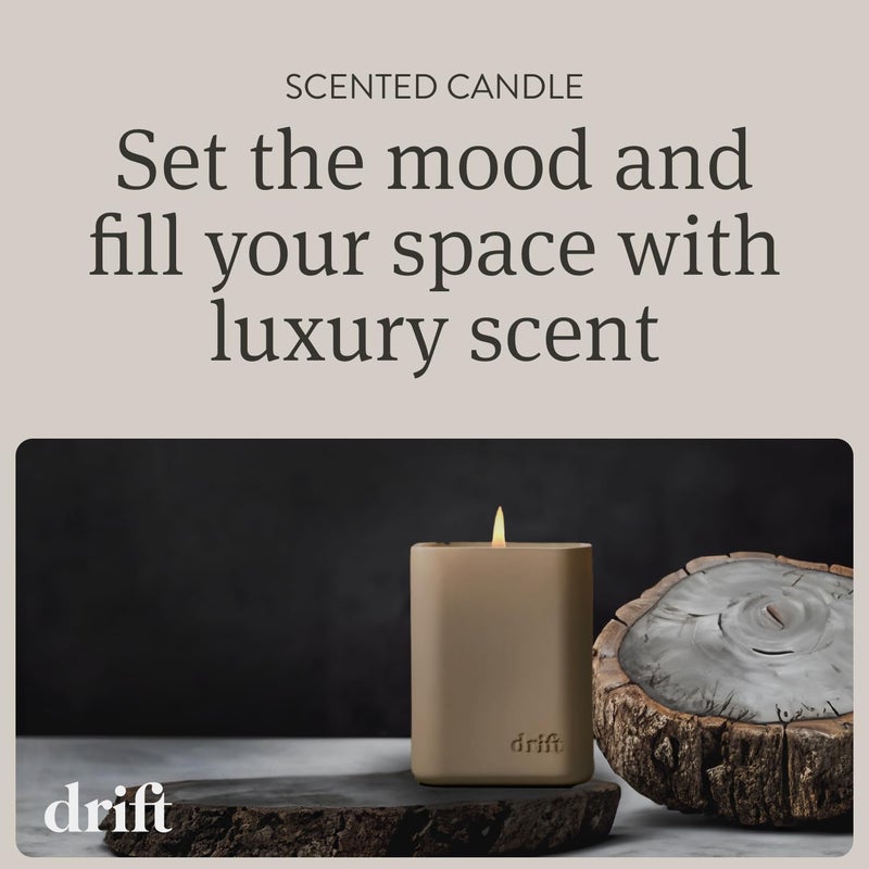 Drift Amber Scented Candle - Home Decor - Fragrance Oil Candle - 60 Day Burn Time - 10.5 oz - Image 3