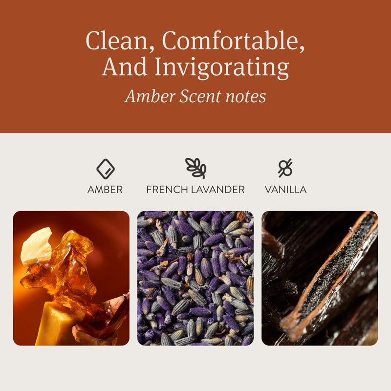 Drift Amber Scented Candle - Home Decor - Fragrance Oil Candle - 60 Day Burn Time - 10.5 oz - Image 4