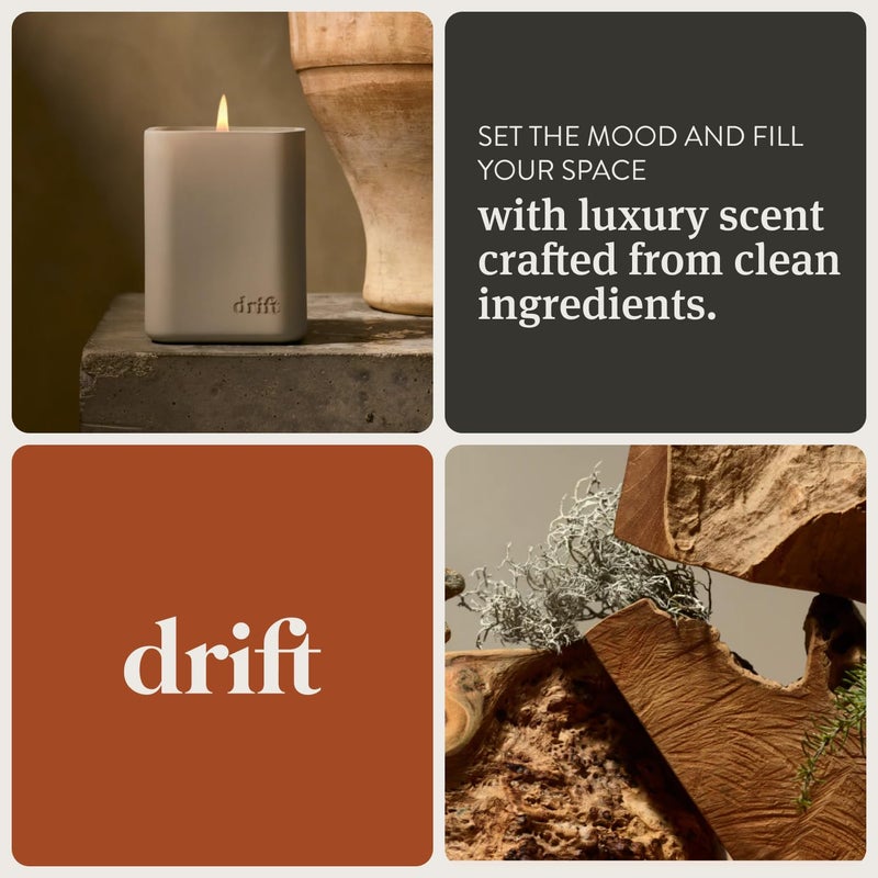 Drift Amber Scented Candle - Home Decor - Fragrance Oil Candle - 60 Day Burn Time - 10.5 oz - Image 2