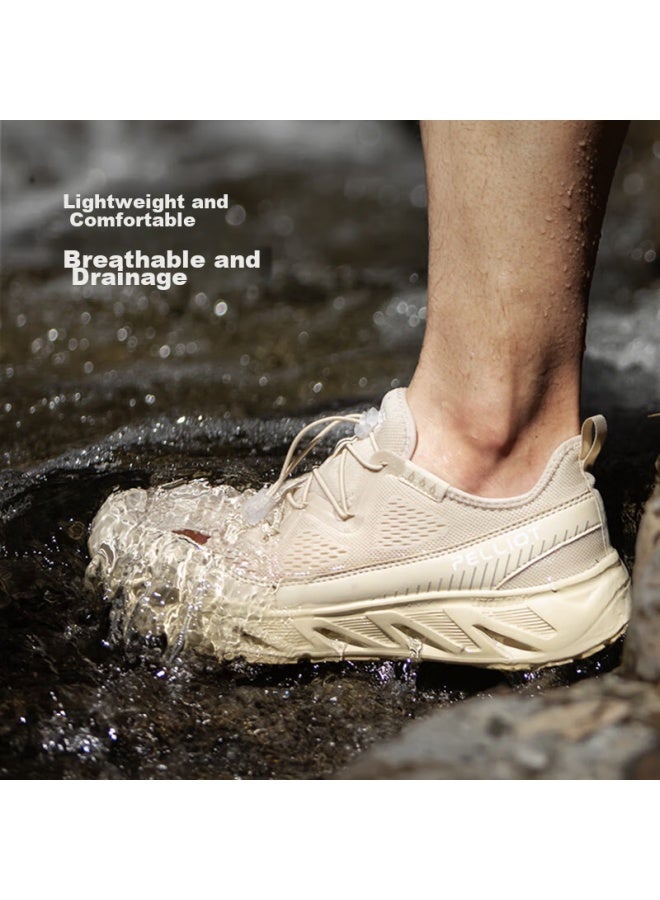 PELLIOT Pelliot Outdoor Stream Trekking Shoes For Men And Women, Water Wading Beach Sandals, Breathable Hiking Quick-drying Shoes 12422002 Women's Black Size 37 - Image 2