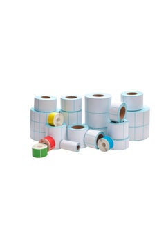 Kalon 50x30mm Shipping thermal Barcode Self-Adhesive Stickers, Label Sticker Direct Thermal Waterproof Thermal Address, Paper Labels(Pack of 5 Roll) 4000 -Sticker  - Image 4