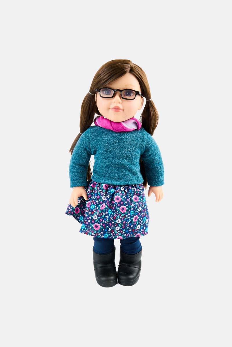 Lotus Dream Hearts Soft Bodied Poseable Caucasian Girl Doll  - Image 3