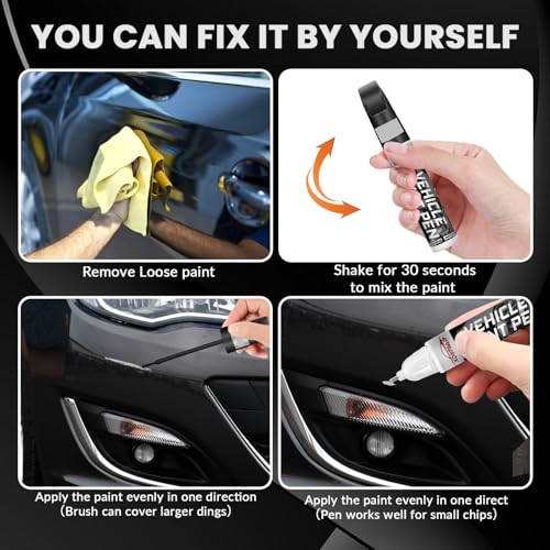 xdotoar Pearl Red Touch Up Paint for Cars, Color Accurate Auto Paint, Professional Automotive Scratch Repair, Lasting Auto Scratch Remover, Quick Drying, Easy to Use, Safe and Non-toxic - Image 5