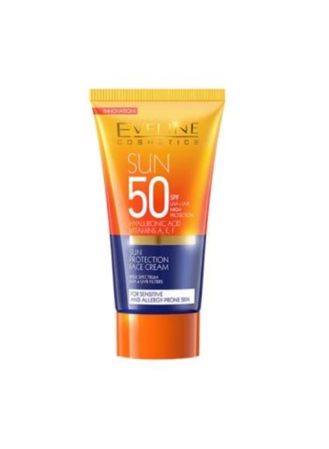 كريم حماية من الشمس للوجه SPF 50 - 50 مل