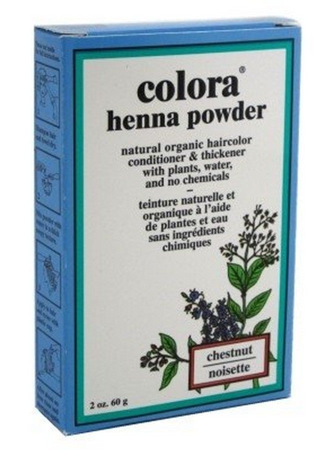 Henna Powder Hair Color Chestnut 2 Ounce (59Ml) (2 Pack)