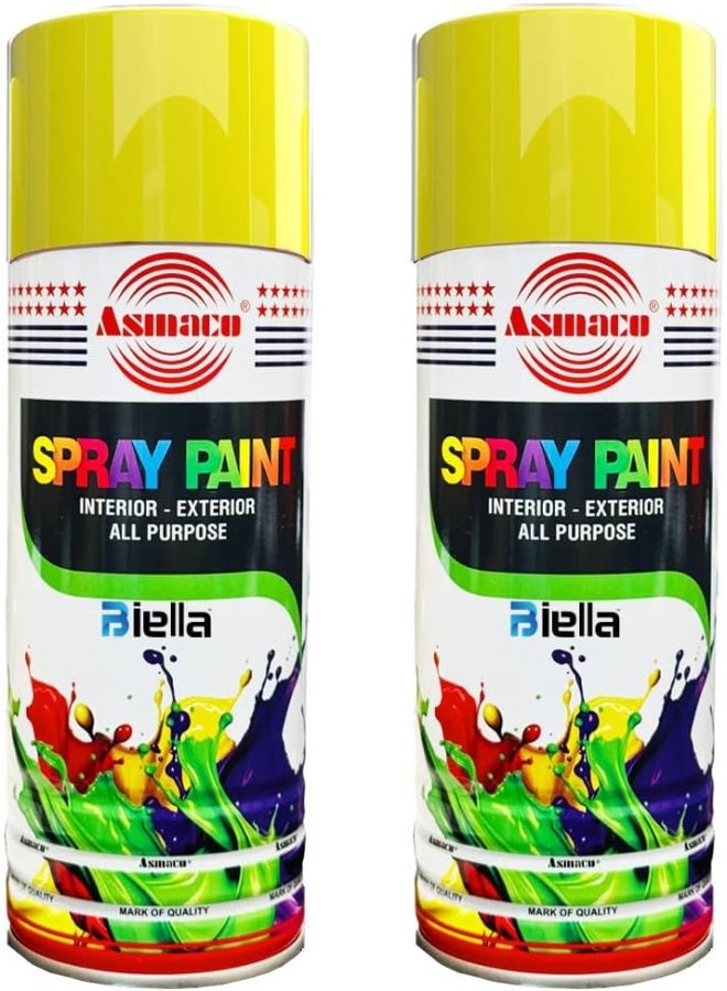 Biella Spray Paint (Yellow 2Pcs)