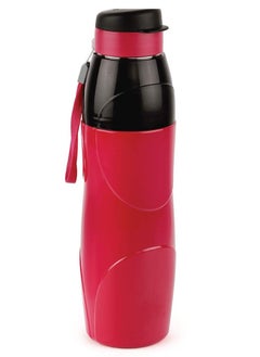 Cello Puro Steel-X Lexus Insulated  Water Bottle, Drinking water bottles suitable for gym, office, school, and travel 600ml,Stainless Steel, Red  - Image 1