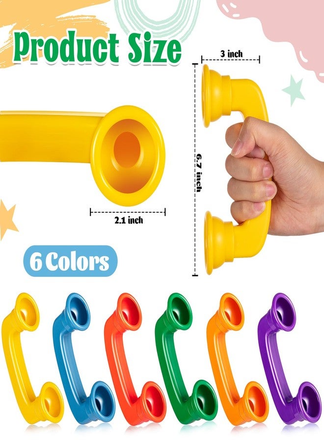 KFPPLXQ Whisper Reading Phones Upgrade Large Auditory Feedback Hear Myself Sound Phone Speech Therapy Toy Phone Tool for Class Accelerate Reading Fluency Comprehension and Pronunciation 6 Pack - Image 2