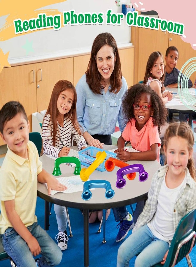 KFPPLXQ Whisper Reading Phones Upgrade Large Auditory Feedback Hear Myself Sound Phone Speech Therapy Toy Phone Tool for Class Accelerate Reading Fluency Comprehension and Pronunciation 6 Pack - Image 4