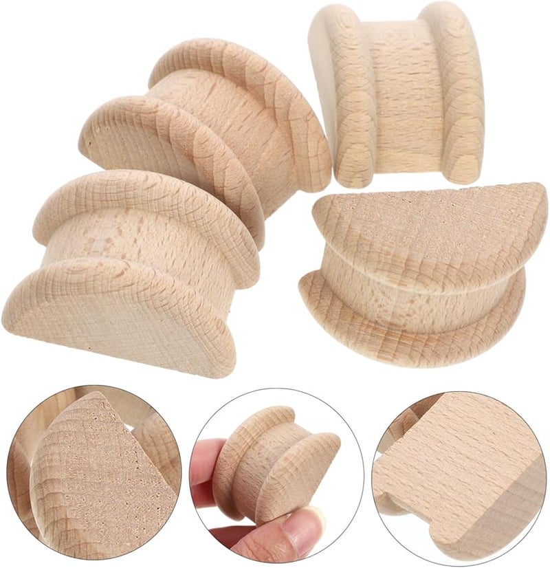 خراكي زخرفي تطبيقات رأس عمود روماني ريفي 4.5 × 3 × 2 سم لتزيين الأثاث والجدران والأسقف - Image 4