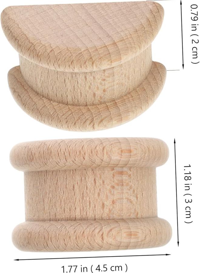 خراكي زخرفي تطبيقات رأس عمود روماني ريفي 4.5 × 3 × 2 سم لتزيين الأثاث والجدران والأسقف - Image 5