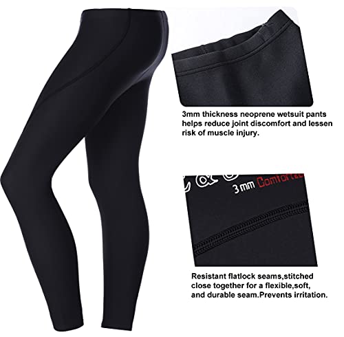 DIVE & SAIL Wetsuit Pants 3mm Neoprene Pants Unisex Diving Pants Keep Warm for Swimming Surfing Diving Kayaking LP011-3XL - Image 4