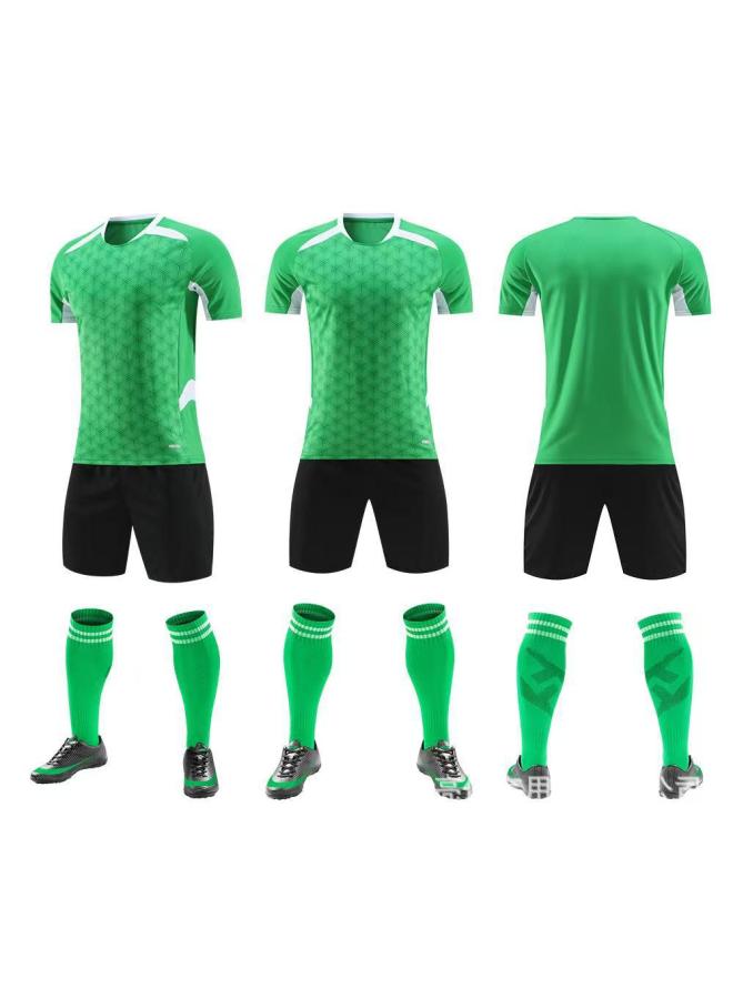 Soccer Jersey Set For Men And Women, Printed Adult Quick-dry Compeion Training Team Uniform, Student Children's Football Sport Jersey