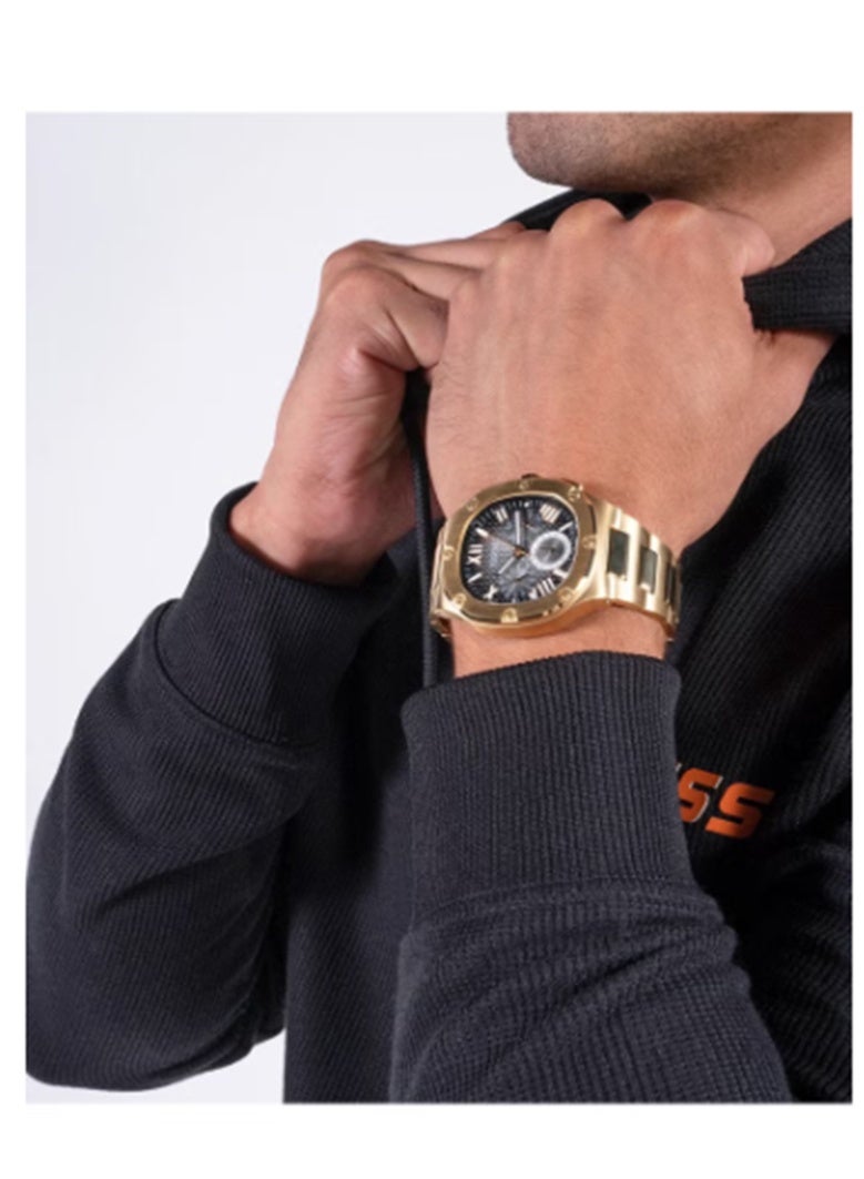 GUESS GUESS Mens Gold Tone Multi-function Watch GW0572G2  - Image 5